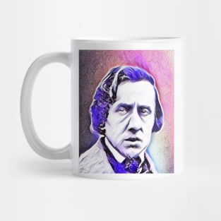 Frédéric Chopin Pink Portrait | Frédéric Chopin Artwork 7 Mug